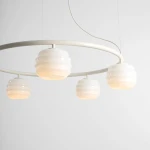 Puff Ring Cotton lampa wisząca 5xE27 kremowa 1159F20_R