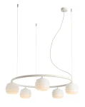 Puff Ring Cotton lampa wisząca 5xE27 kremowa 1159F20_R