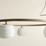 Puff Ring Beige lampa wisząca 5xE27 beżowa 1159F17_R