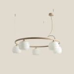 Puff Ring Beige lampa wisząca 5xE27 beżowa 1159F17_R