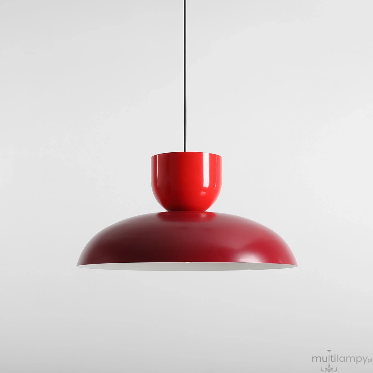 Ella lampa wisząca 1xE27 Red Wine + Red Chilli