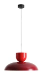 Ella lampa wisząca 1xE27 Red Wine + Red Chilli