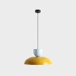 Ella lampa wisząca 1xE27 Mustard + Baby Blue