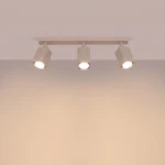 Rayo 3L lampa sufitowa 3xGU10 taupe SL.3151