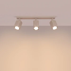 Rayo 3L lampa sufitowa 3xGU10 taupe SL.3151