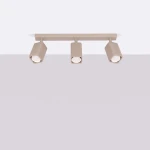 Rayo 3L lampa sufitowa 3xGU10 taupe SL.3151