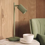 Rayo 3L lampa sufitowa 3xGU10 zielona oliwka SL.3179