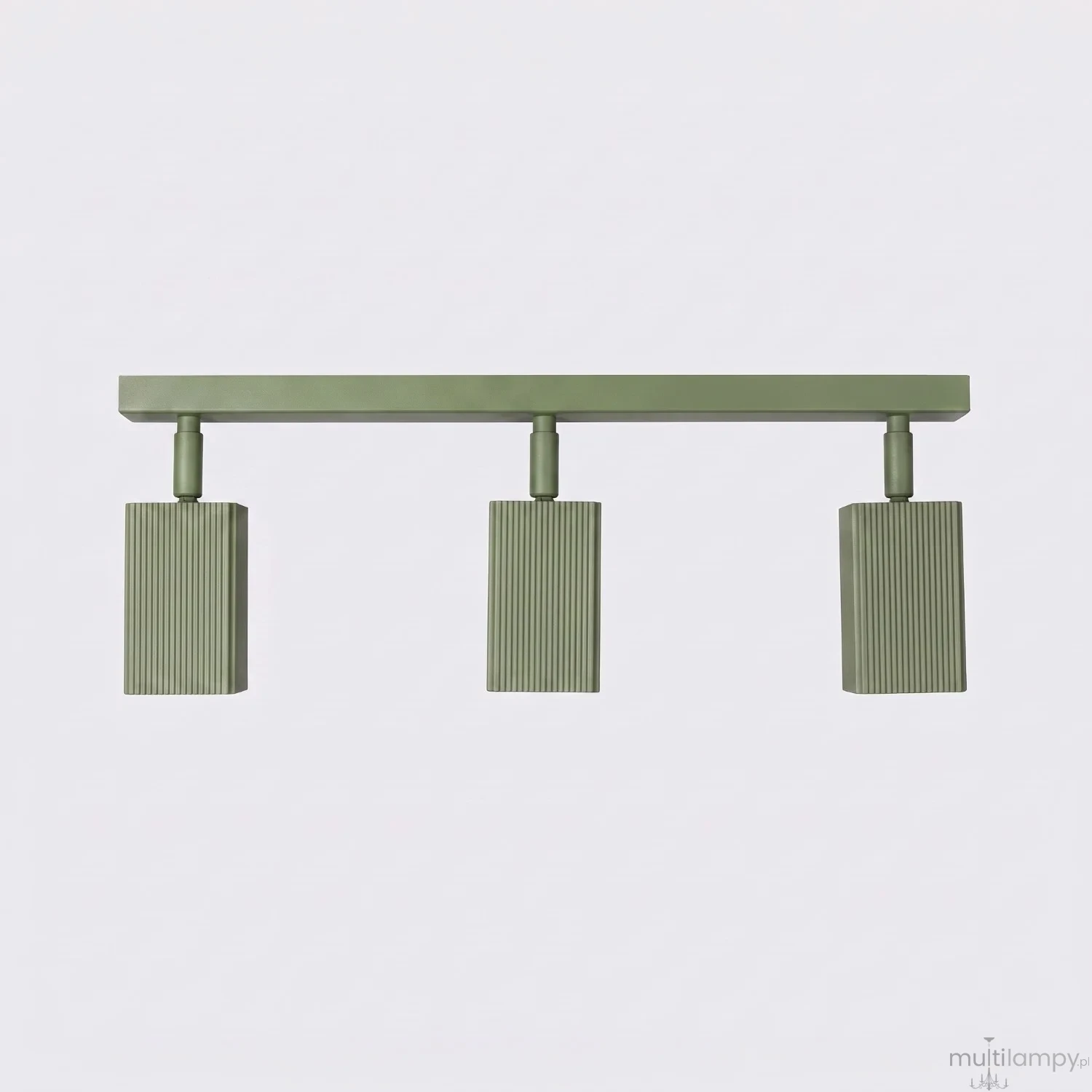 Rayo 3L lampa sufitowa 3xGU10 zielona oliwka SL.3179