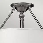 Sussex lampa sufitowa 3xE27 nikiel szczotkowany HK-SUSSEX-SF