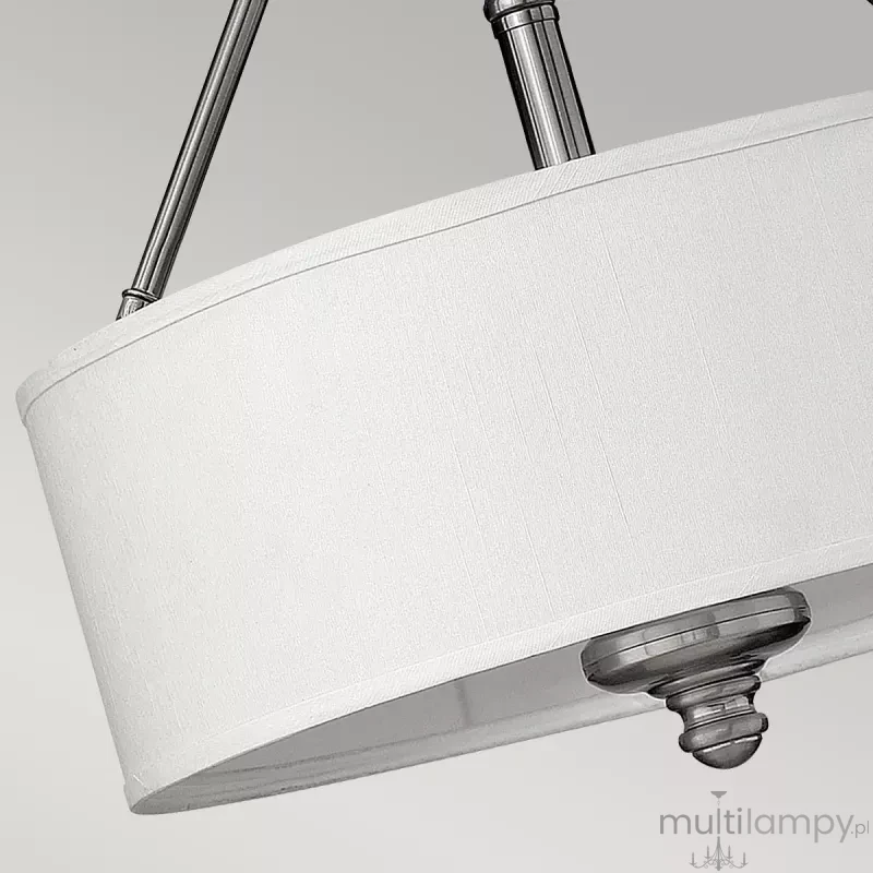 Sussex lampa sufitowa 3xE27 nikiel szczotkowany HK-SUSSEX-SF