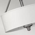 Sussex lampa sufitowa 3xE27 nikiel szczotkowany HK-SUSSEX-SF