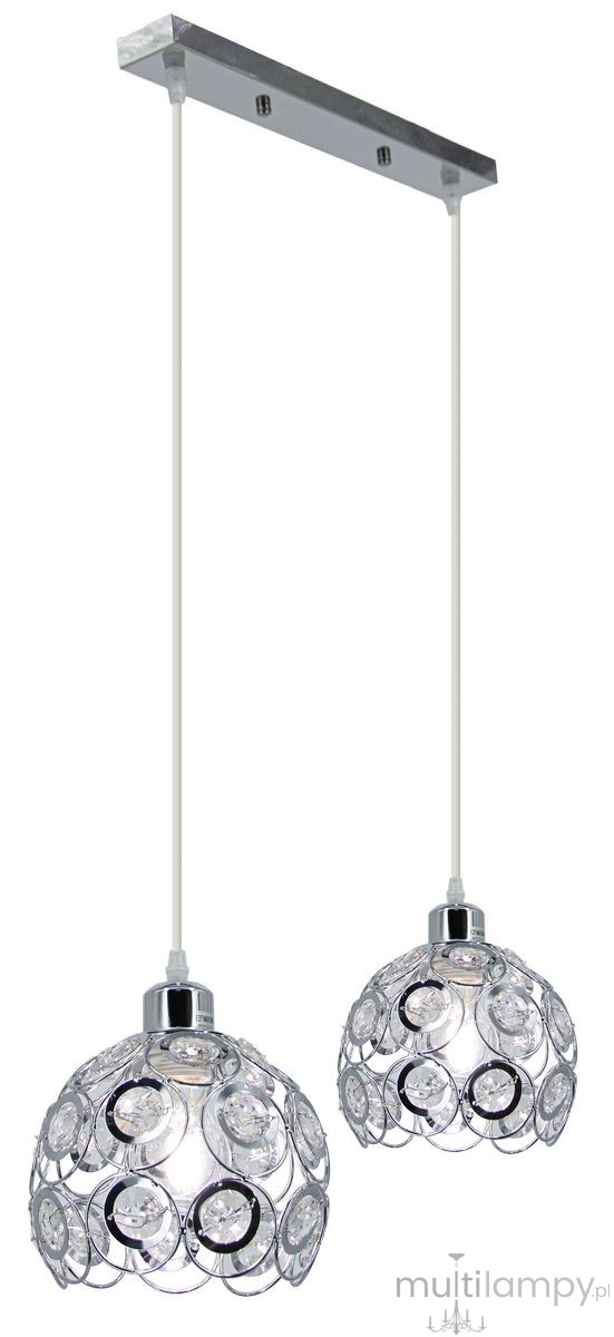 Daisy lampa wisząca 2xE27 chrom 6515/2 8C