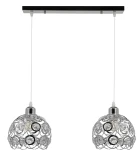 Daisy lampa wisząca 2xE27 chrom 6515/2 8C