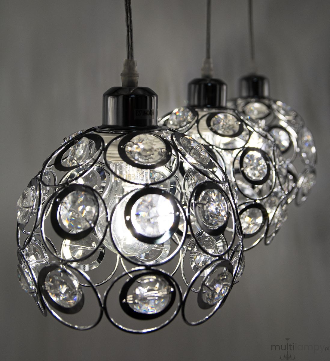 Daisy lampa wisząca 3xE27 chrom 6515/3 8C