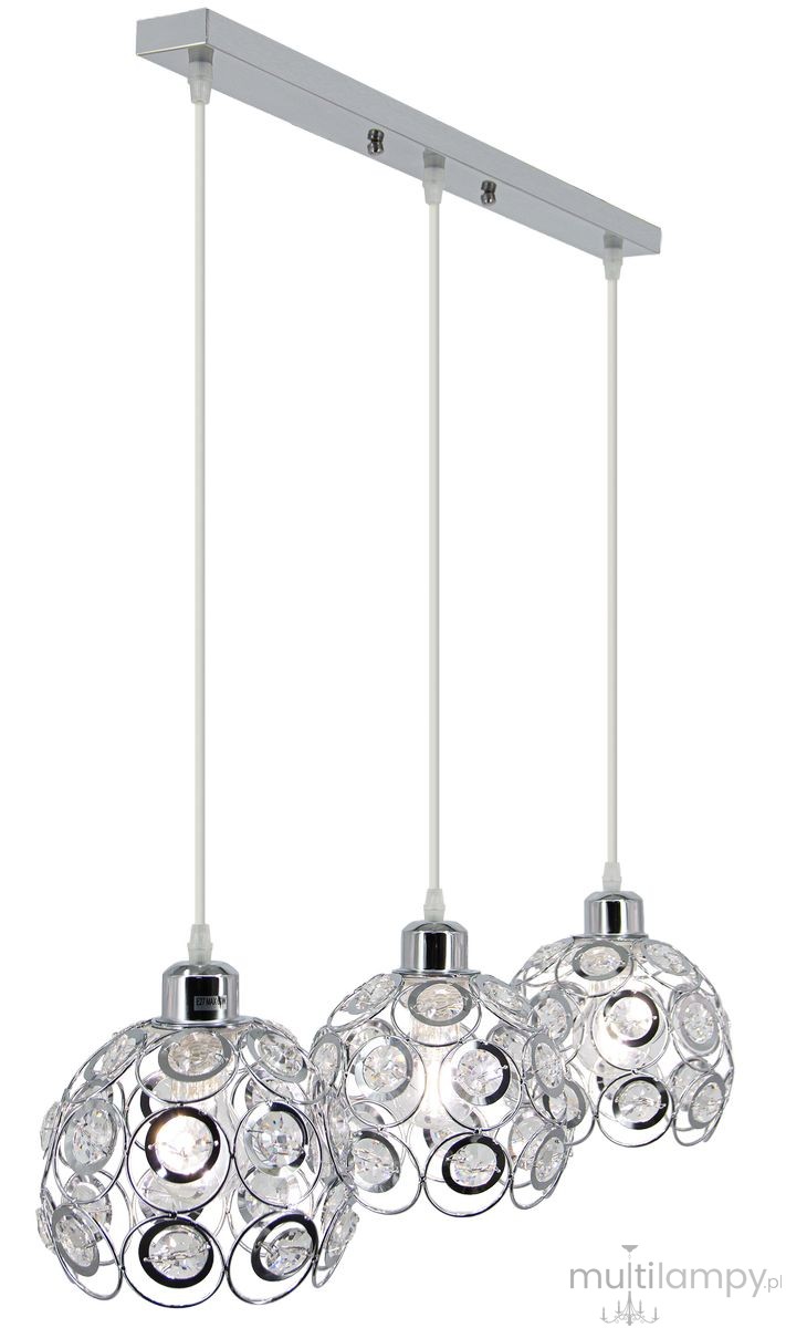 Daisy lampa wisząca 3xE27 chrom 6515/3 8C
