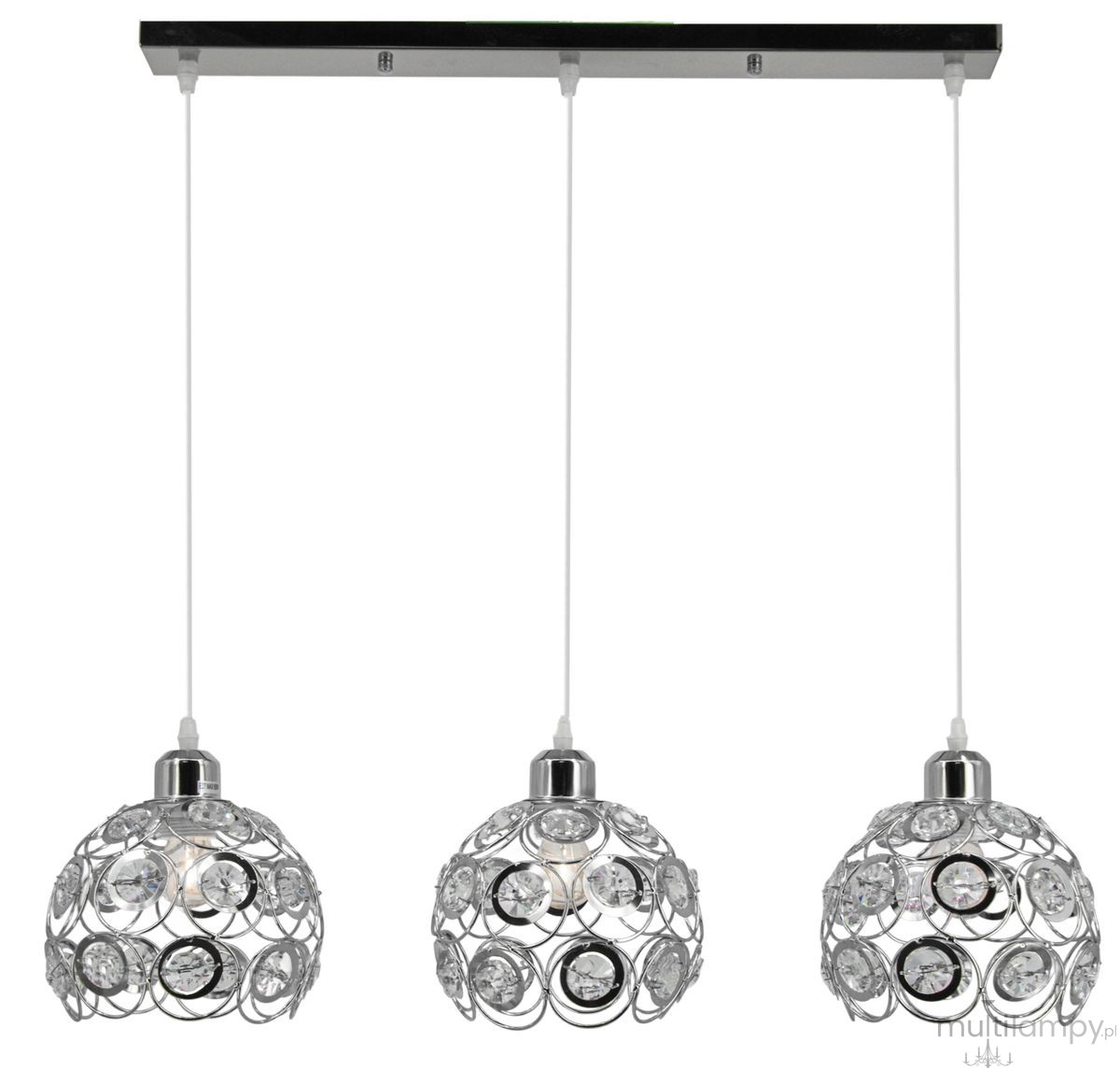 Daisy lampa wisząca 3xE27 chrom 6515/3 8C