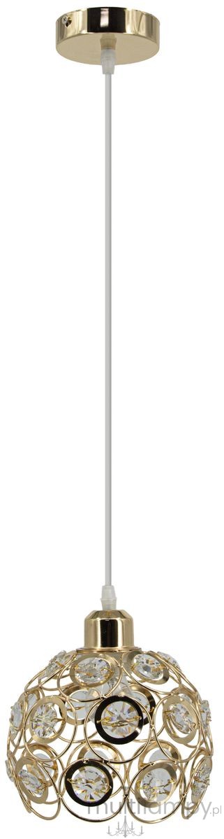 Daisy lampa wisząca 1xE27 złota 6515/1 TR