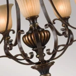 Kelham Hall lampa wisząca 5xE14 florenckie złoto