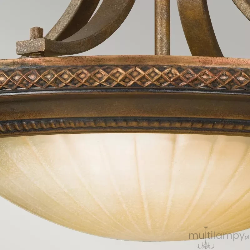 Kelham Hall lampa sufitowa 2xE27 florenckie złoto FE-KELHAM-HALL-SF