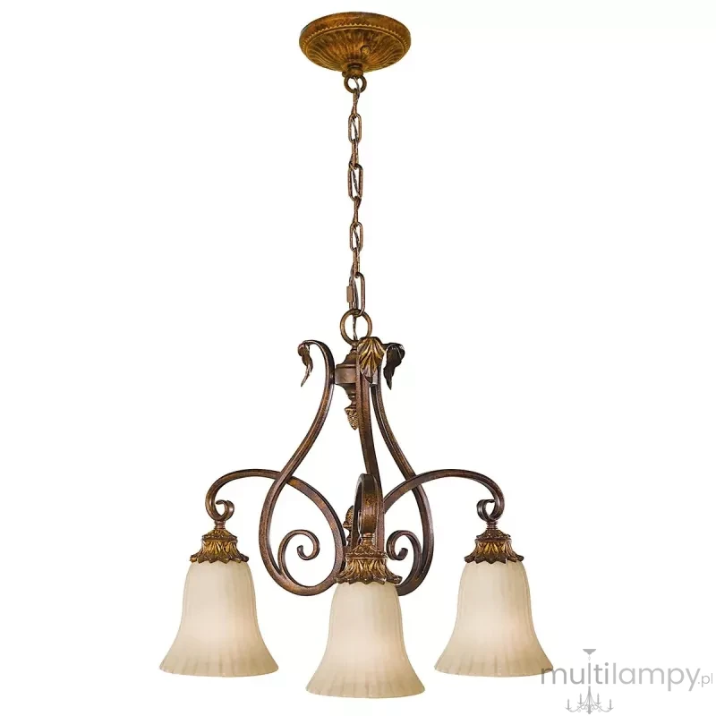 Sonoma Valley lampa wisząca 3xE27 postarzany brąz FE-SONOMAVALLEY3