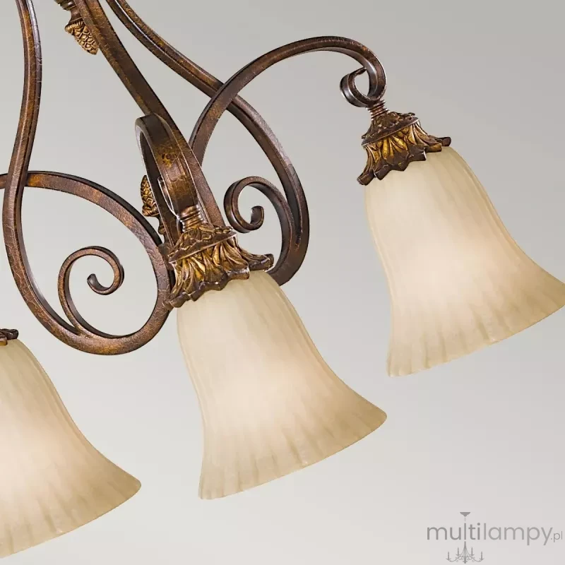 Sonoma Valley lampa wisząca 3xE27 postarzany brąz FE-SONOMAVALLEY3