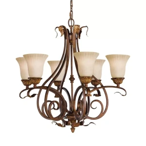 Sonoma Valley lampa wisząca 6xE27 postarzany brąz FE-SONOMAVALLEY6