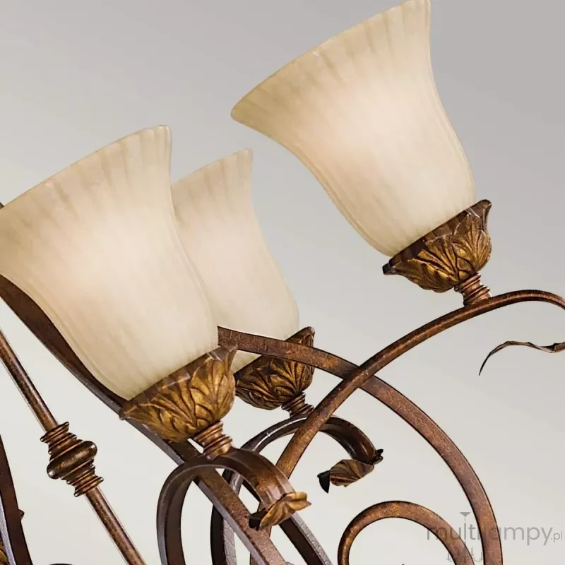 Sonoma Valley lampa wisząca 6xE27 postarzany brąz FE-SONOMAVALLEY6