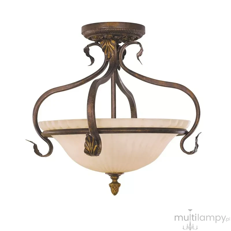 Sonoma Valley lampa sufitowa 3xE27 postarzany brąz FE-SONOMAVALLEY-SF