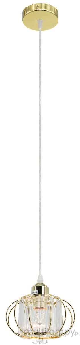 Acri lampa wisząca 1xE27 złota 8221/1 TR
