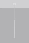 Pastelo lampa wisząca 1-punktowa biała SL.0465
