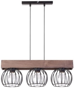 Milan lampa wisząca 3-punktowa brązowa 31574