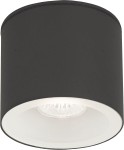 Hexa lampa elewacyjna ogrodowa 1-punktowa w kolorze grafitowym. Okrągła obudowa z matowego materiału, oświetlenie skierowane ku dołowi, montowana na ścianie. Prosty design, idealna do użytku na zewnątrz.