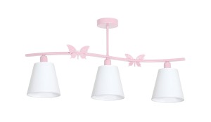 Alice lampa sufitowa  3-punktowa różowa MLP 979