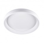 Plafon Alessia D41 LED 3000K w kolorze białym, okrągły, jednopunktowy. Produkt o gładkiej, matowej powierzchni, montowany sufitowo, z oprawą zapewniającą równomierne oświetlenie. Wymiary i detale konstrukcji nie są widoczne.