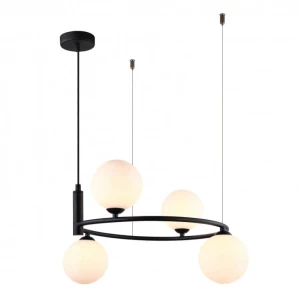 Amily lampa wisząca 4-punktowa czarna MDM-3974/4 BK