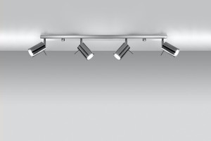Ring lampa sufitowa (spot) 4-punktowa chrom SL.0731