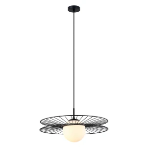Sandy lampa wisząca 1-punktowa czarna MDM-4002/1 BK