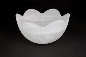 Klosz szklany Fuks D185/11 alabaster