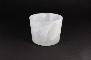 Klosz szklany Uran walec D130 alabaster