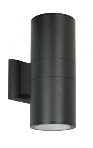 Adela kinkiet elewacyjny ścienny 2-punktowy czarny 7001 BL