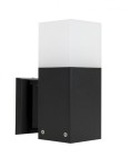 Cube kinkiet elewacyjny ścienny 1-punktowy czarny CB-K BL