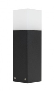 Cube lampa stojąca ogrodowa 1-punktowa czarna CB-330 BL