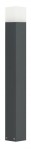 Cube lampa stojąca ogrodowa 1-punktowa ciemny popiel CB-830 DG