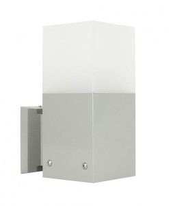 Cube Max kinkiet elewacyjny ścienny 1-punktowy aluminium CB-MAX K AL