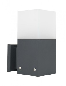 Cube Max kinkiet elewacyjny ścienny 1-punktowy ciemny popiel CB-MAX K DG