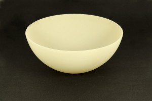 Klosz szklany Frodo półkula D300 ecru