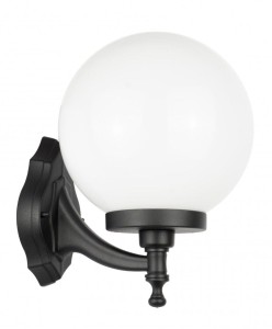 Kule Classic 250 kinkiet elewacyjny ścienny 1-punktowy czarny K 3012/1/K 250