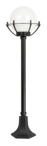 Kule z Koszykiem 200 H102 lampa stojąca ogrodowa 1-punktowa czarna K 5002/2/KPO 