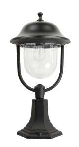 Prince H55 lampa stojąca ogrodowa 1-punktowa czarna K 4011/1/O