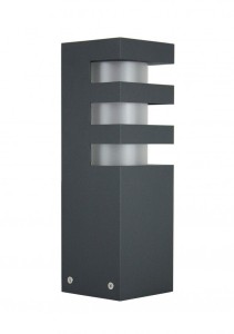 Rado lampa stojąca ogrodowa 1-punktowa ciemny popiel RADO 3 DG